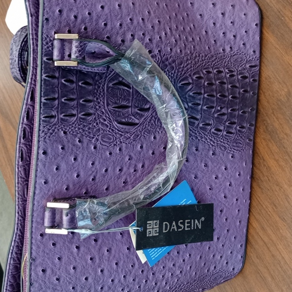 Dasein Womens Handbag Large Tote  with Wallet - Picture 3 of 6